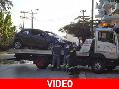 Ι.Χ. καρφώθηκε πάνω σε δένδρο